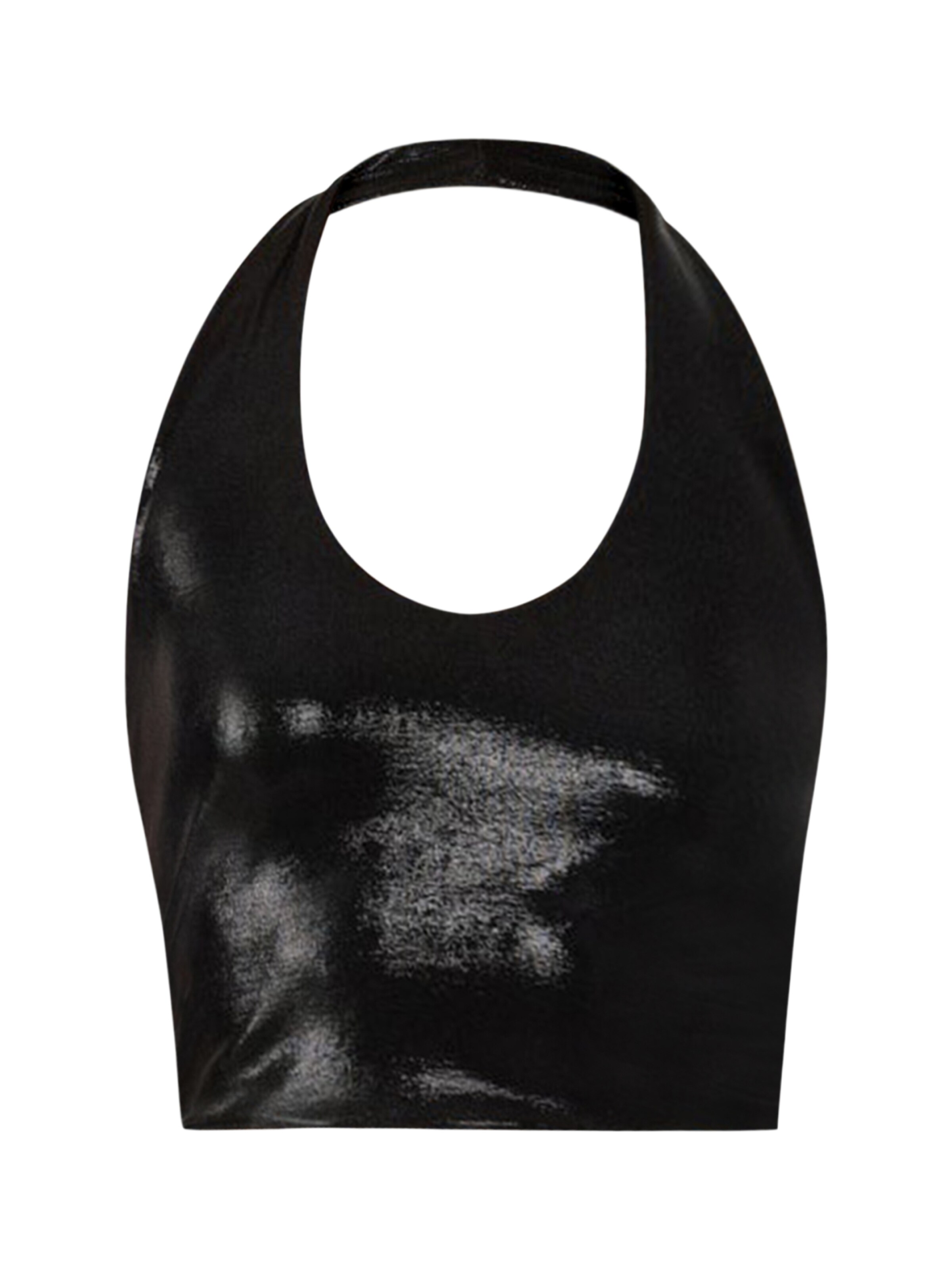 No Matter What Top in Schwarz: Vorderseite