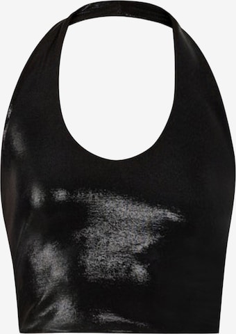 No Matter What Top in Schwarz: Vorderseite