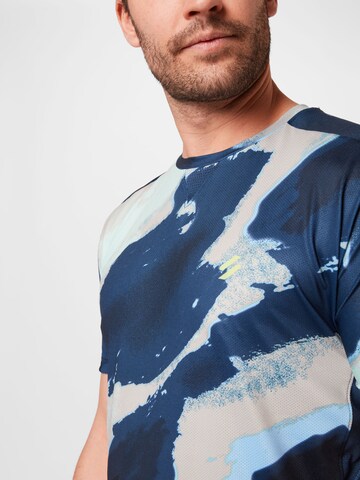 Superdry Funkcionalna majica | modra barva