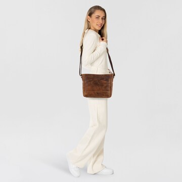 GREENBURRY Schoudertas 'Vintage' in Bruin