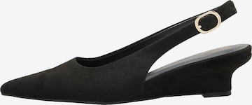 Friends Like These - Sapatos abertos atrás em preto: frente