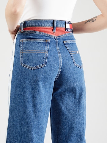 Tommy Jeans Wide Leg Jeans 'Claire' in Blau