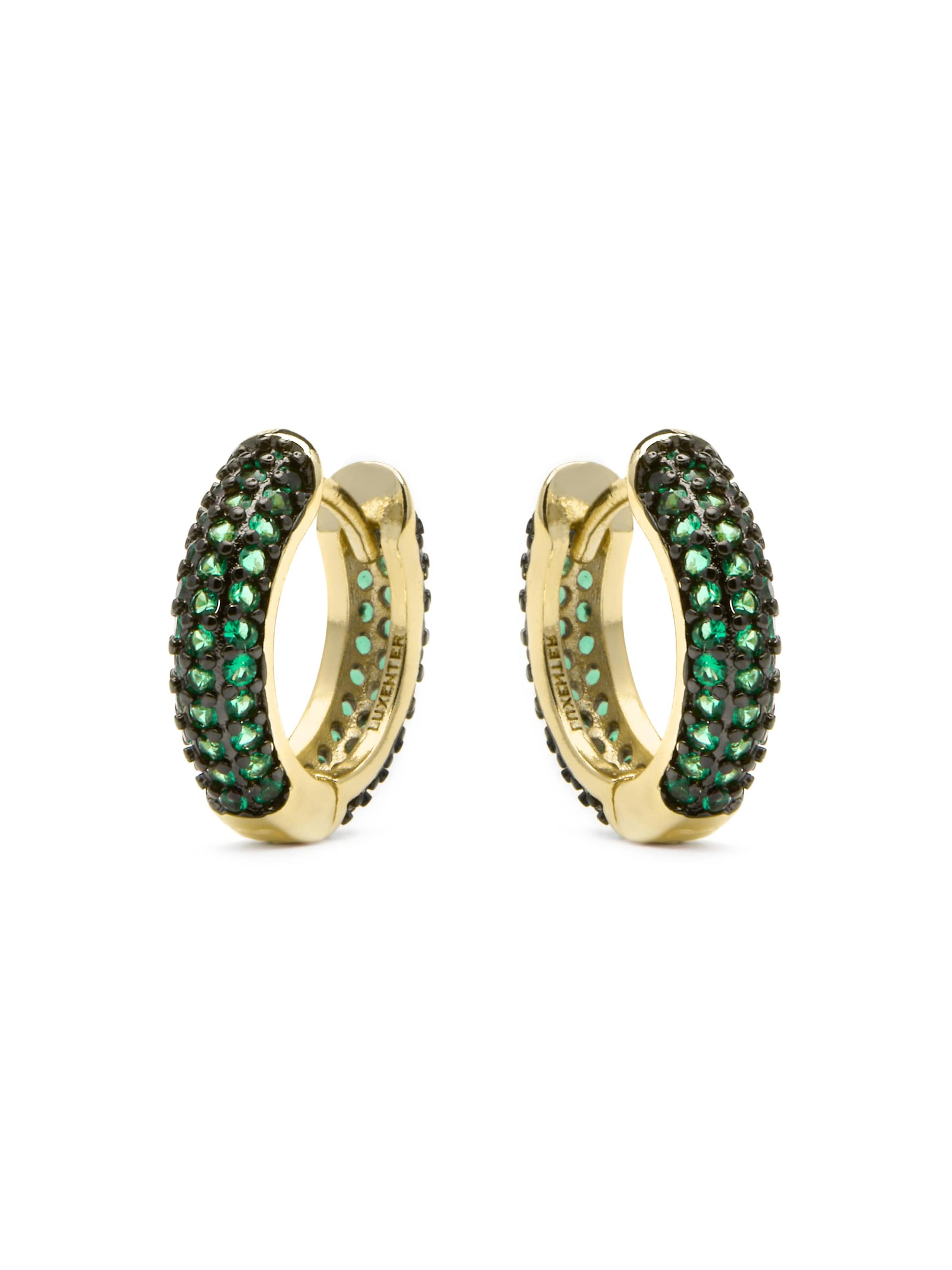 Luxenter - Pendientes 'Lesrat' en verde