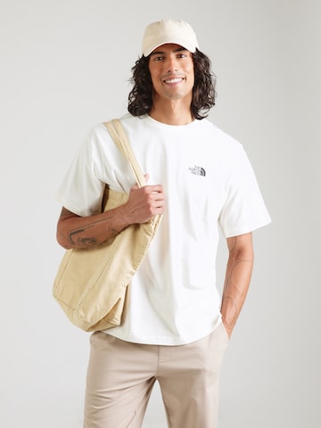 Tricou 'EXPLORE GEAR' de la THE NORTH FACE pe alb