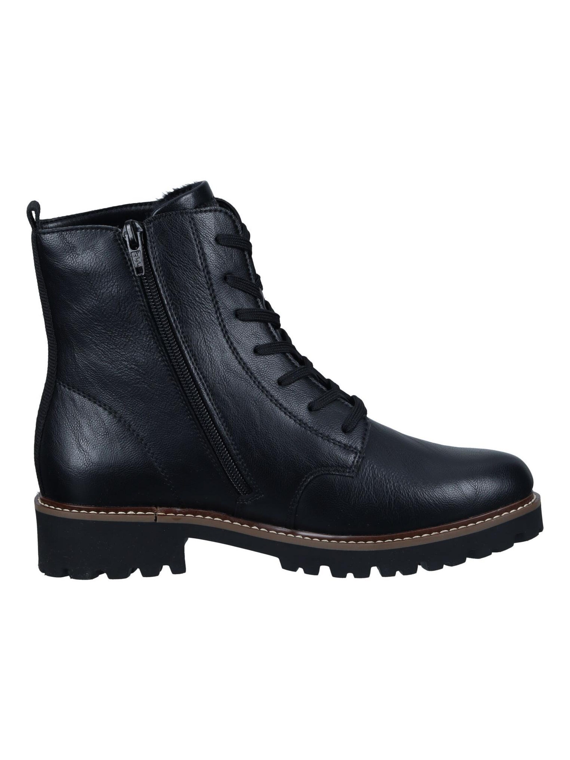 Bottines à lacets REMONTE en noir