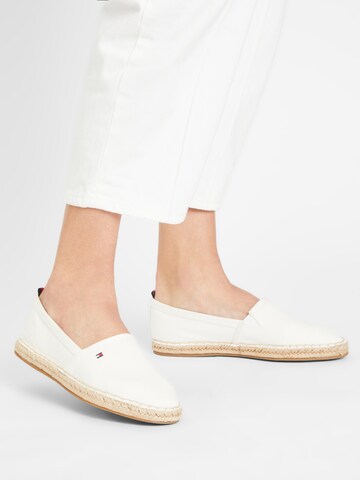 TOMMY HILFIGER Espadrill i beige: framsida