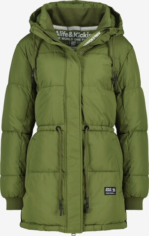 Alife and Kickin Winter Jacket 'Erin' in Green: front