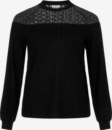 EVOKED - Blusa en negro: frente