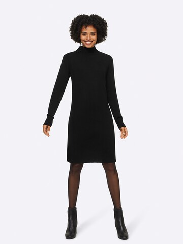 heine Knitted dress in Black: front