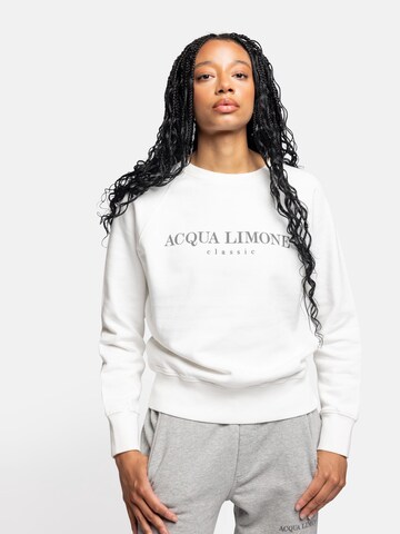 Acqua Limone Sweatshirt 'College Classic' i vit