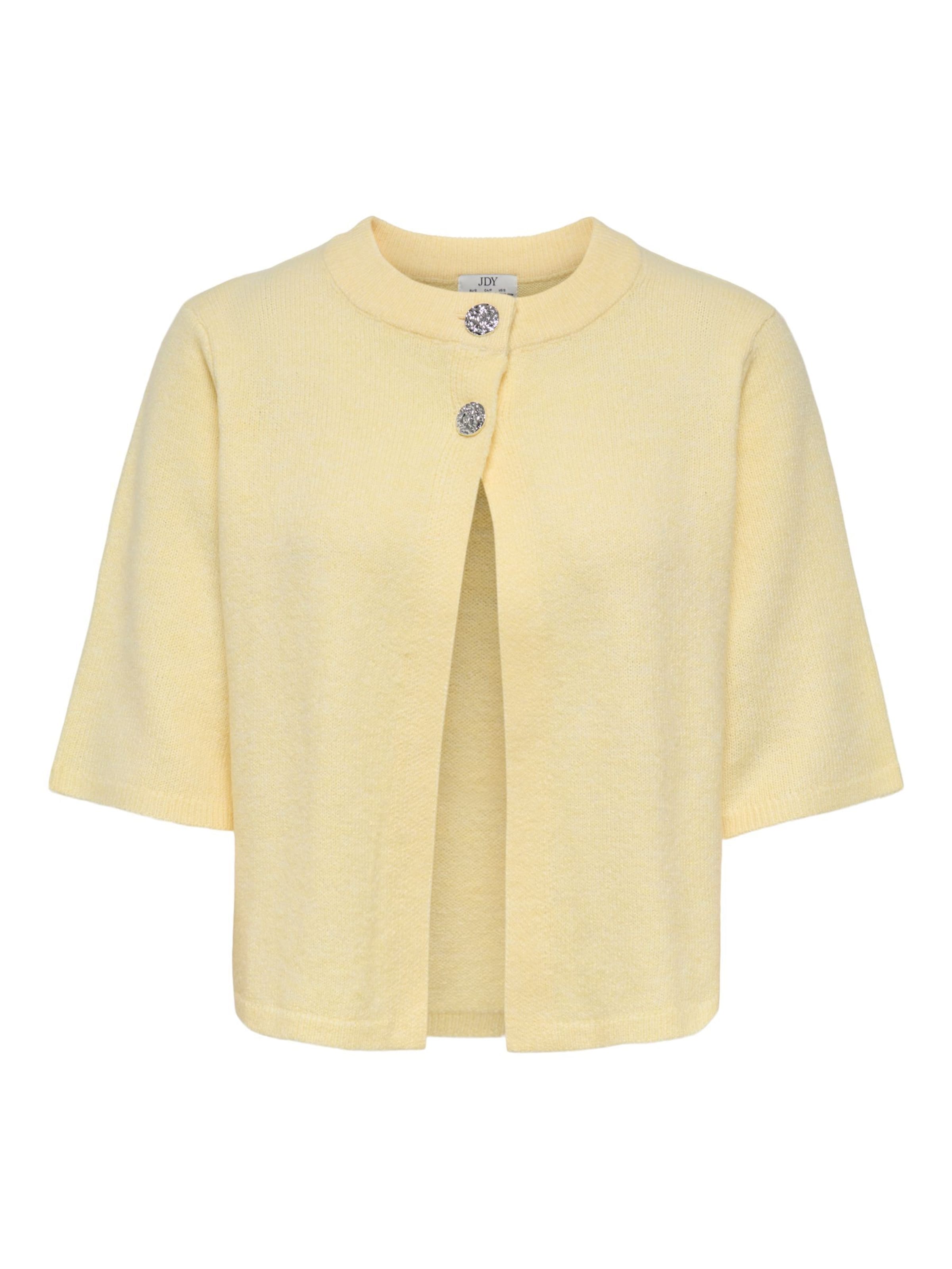 JDY Cardigan 'JDYSUPER' i lysegul, Produktvisning