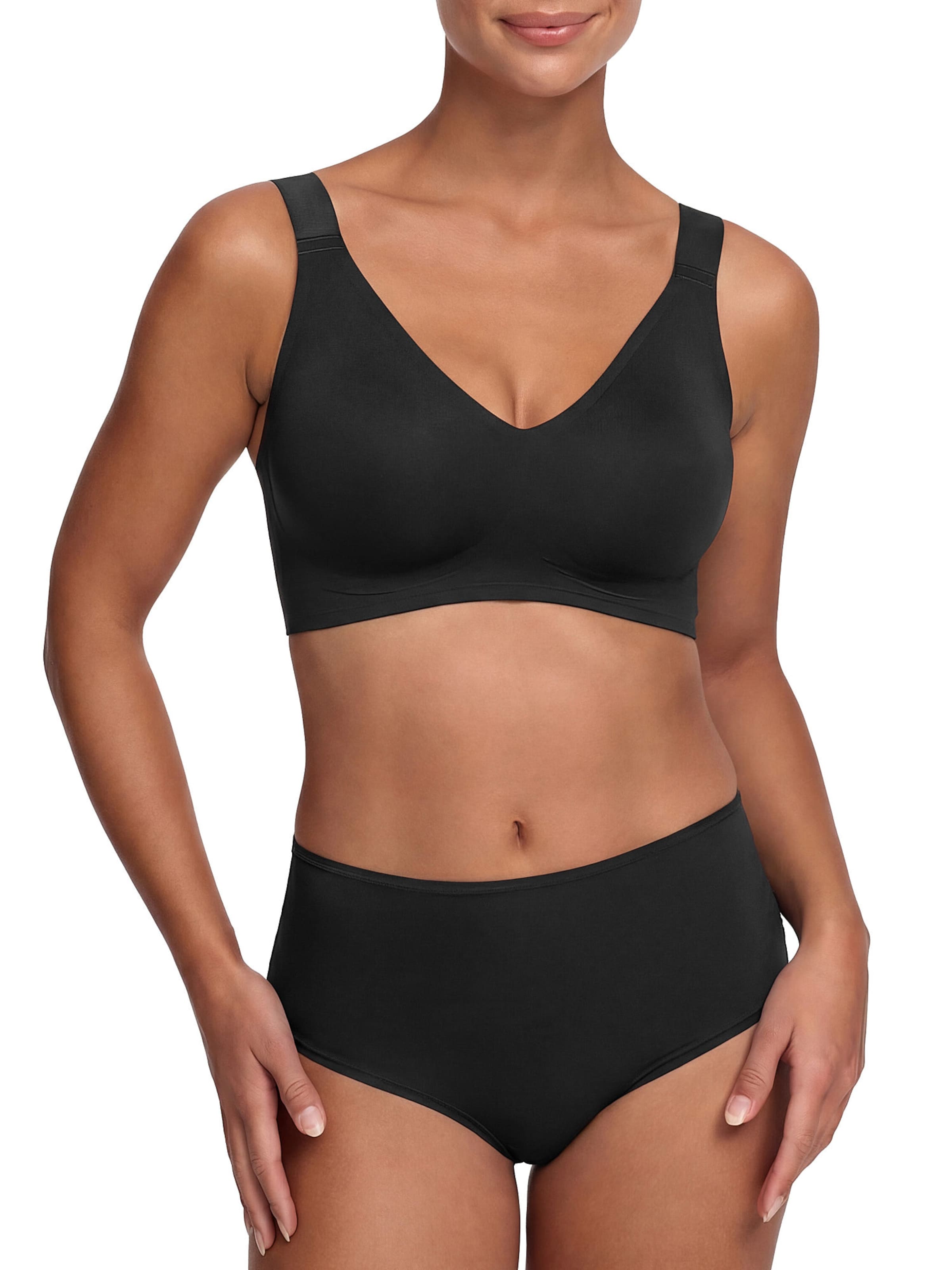 cfab by creamy fabrics Minimiser Minimizer 'Comfort Minimizer-BH' in Black: front