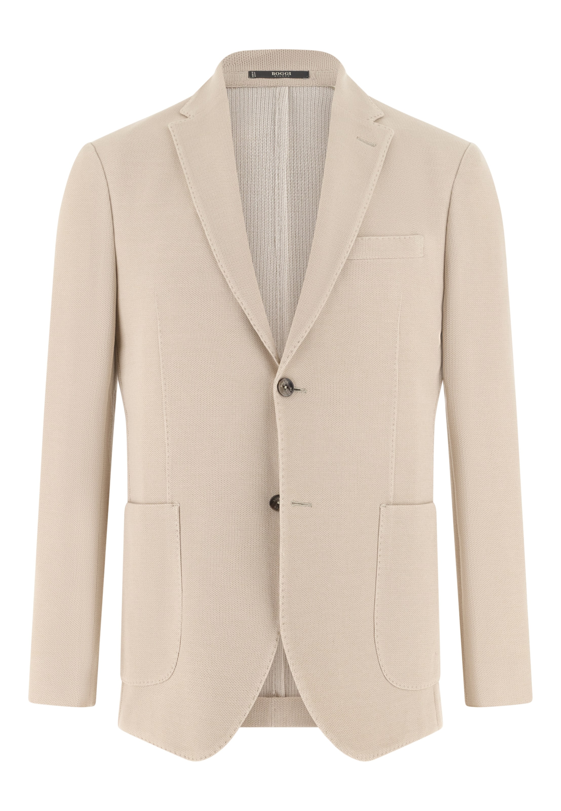 Boggi Milano Regular Fit Sakko 'B Jersey' in Beige: Vorderseite