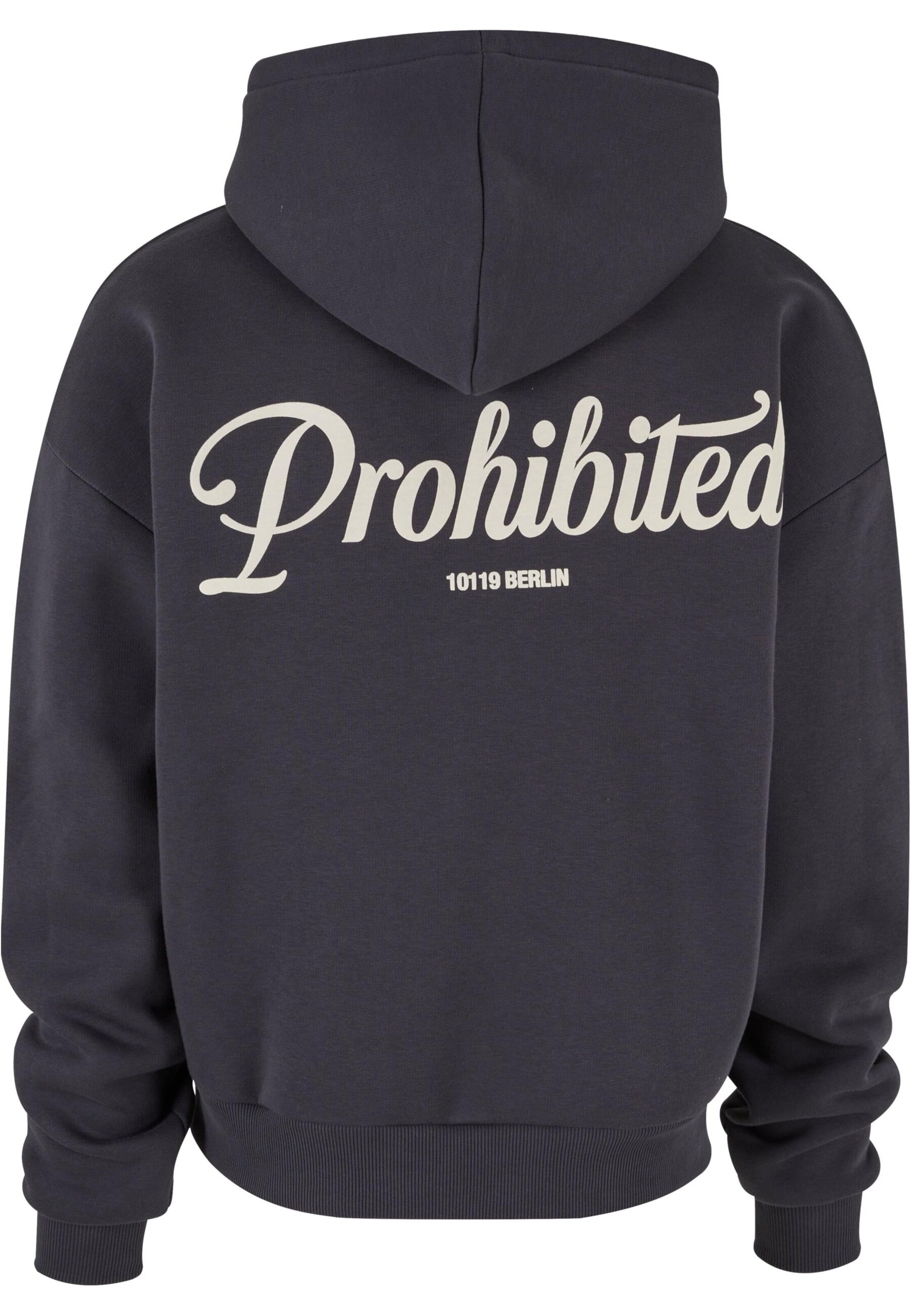 Prohibited Mikina – šedá: přední strana