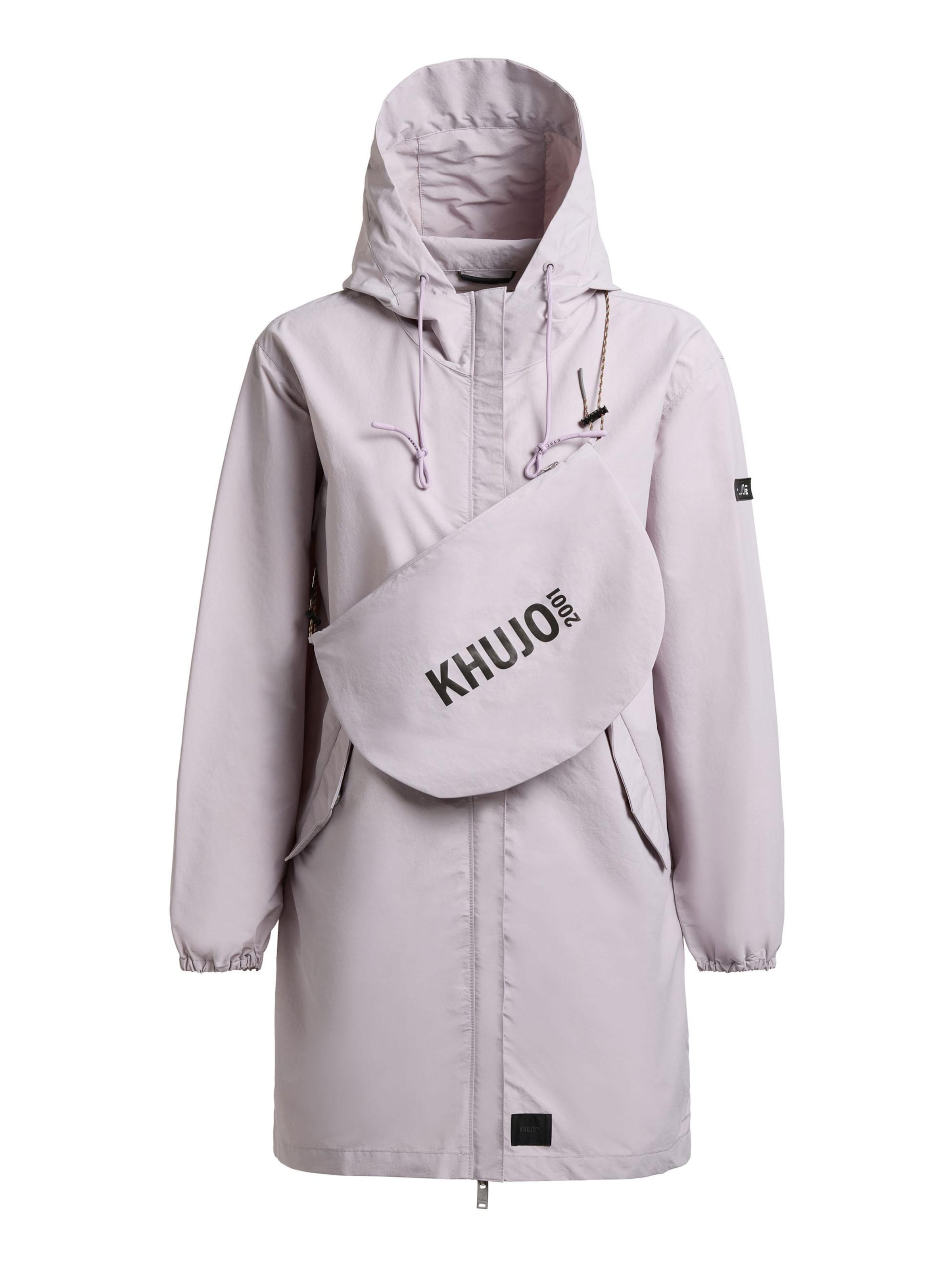 Manteau mi-saison 'Ameti' khujo en violet : devant