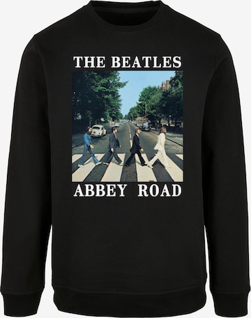 F4NT4STIC Sweatshirt 'The Beatles Band Abbey Road' in Schwarz: predná strana