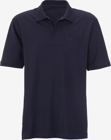 Men Plus Shirt in Blauw: voorkant