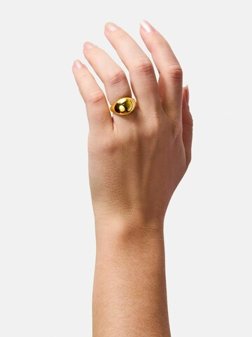 Bague 'Atomic Dome Signet' Jane Kønig en or