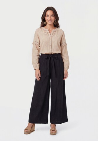 Wide Leg Pantalon usha FESTIVAL en noir