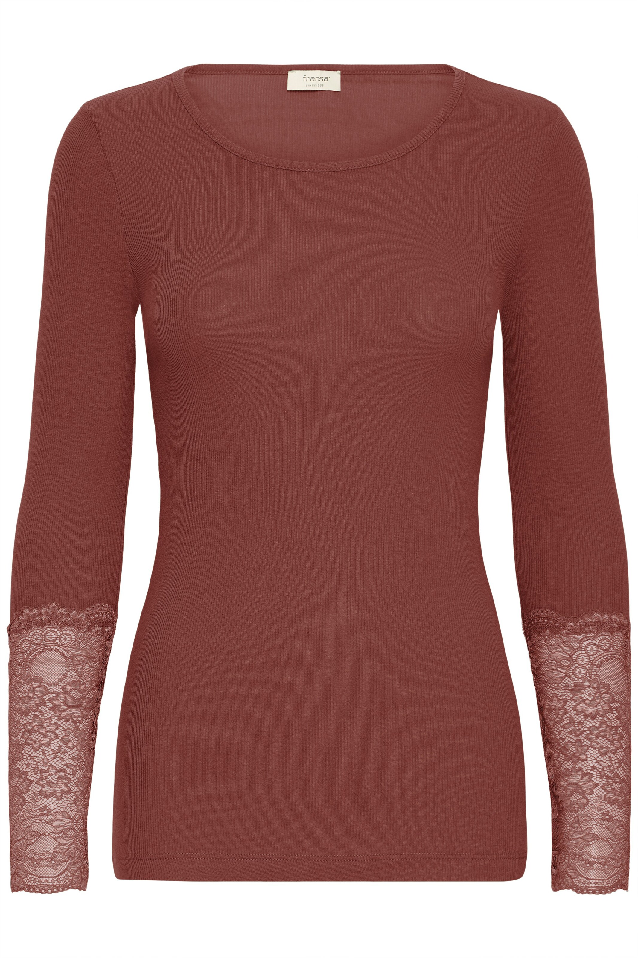 Fransa Shirt 'FRHIZAMOND' in Brown: front