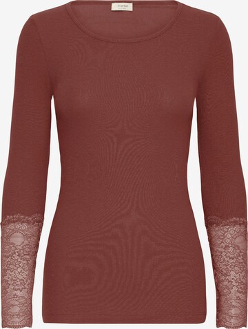 Fransa Shirt 'FRHIZAMOND' in Brown: front