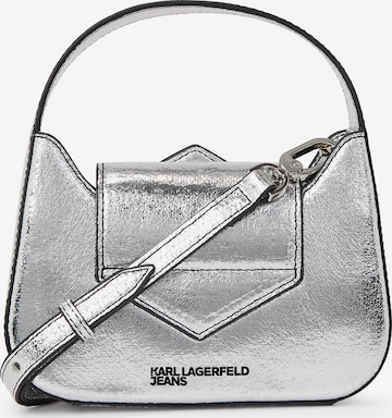 KARL LAGERFELD JEANS Чанта с презрамки в сребърно