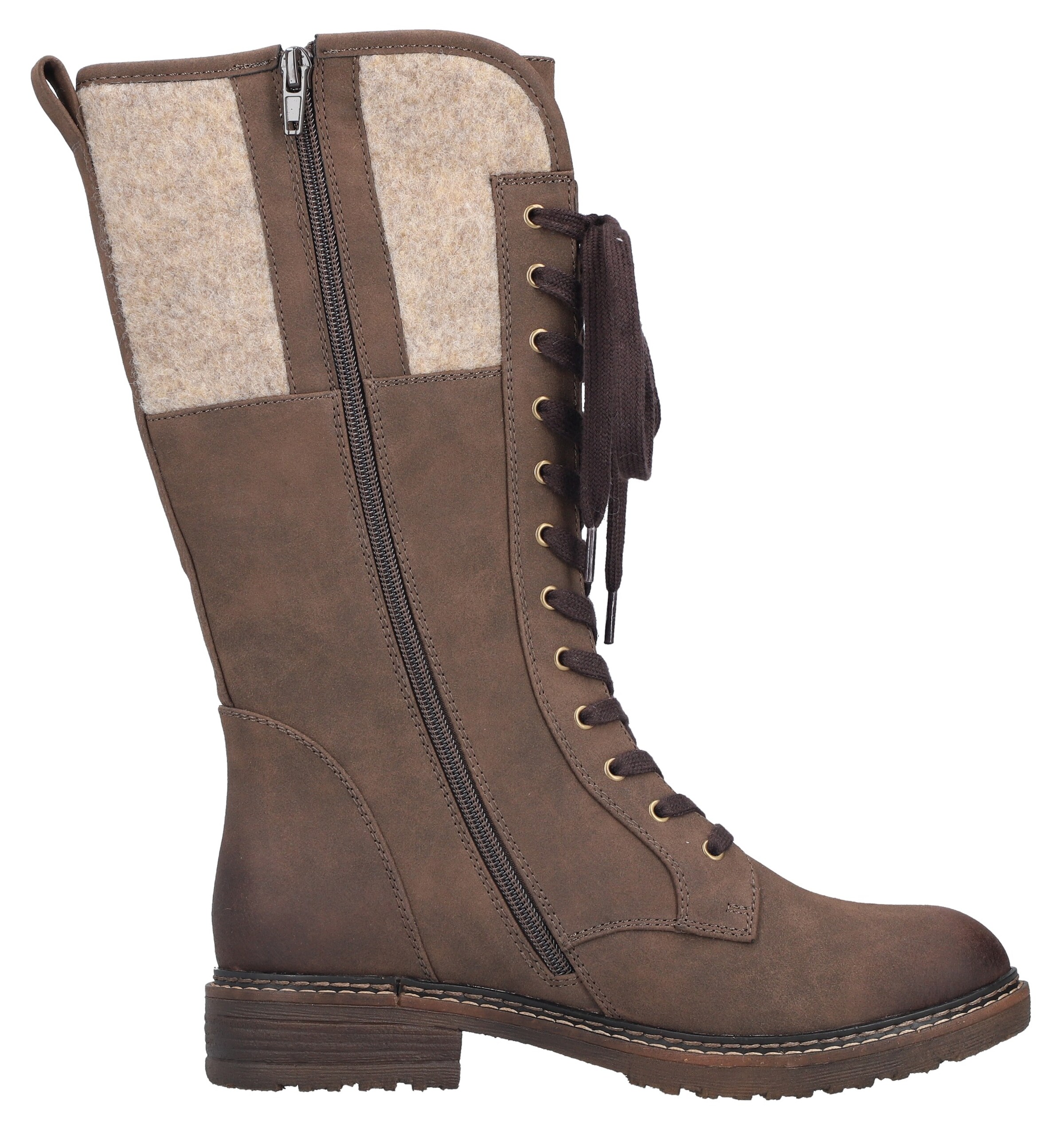 Rieker Schnürstiefel in Braun