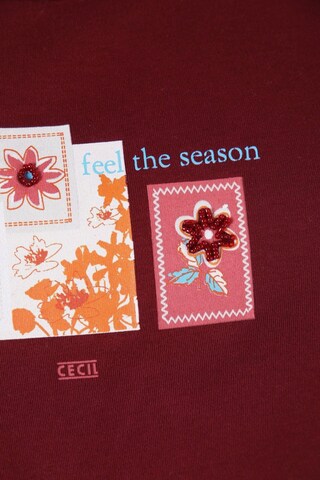 CECIL Top & Shirt in S in Red