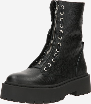 STEVE MADDEN Lace-Up Ankle Boots 'Odilia' in Black: front