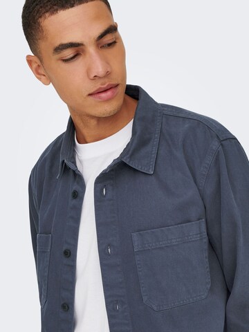Only & Sons Between-season jacket 'ONSTimes' in Blue