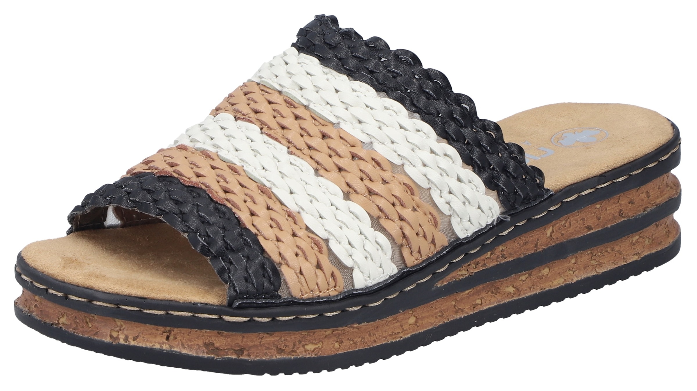 Rieker Mules in Black: front