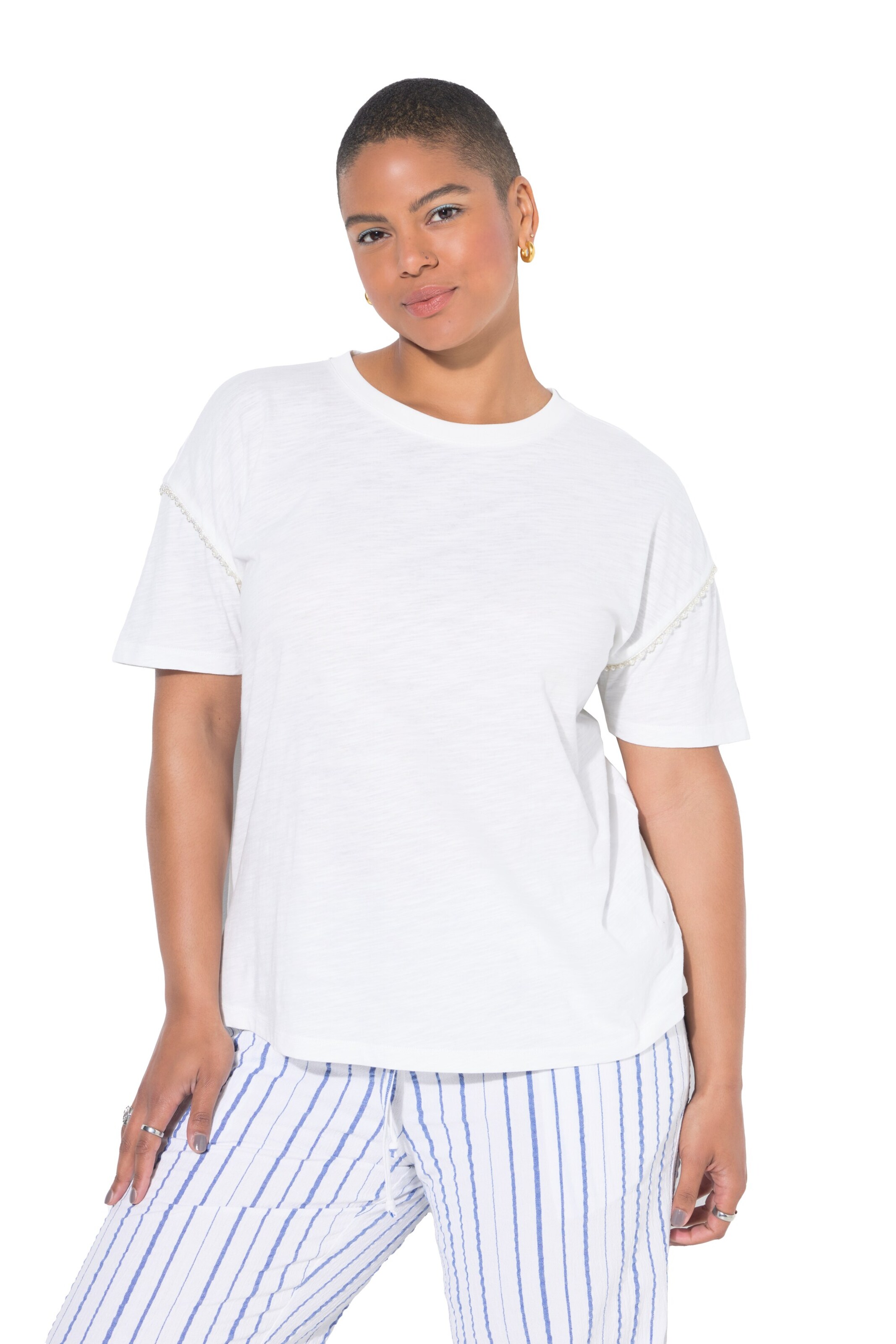 Studio Untold Shirt in Weiß: Vorderseite