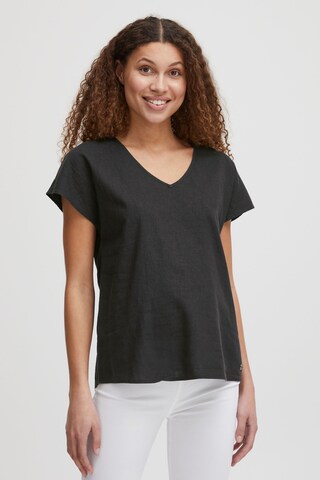 Oxmo Blouse 'Oxsabine' in Zwart: voorkant