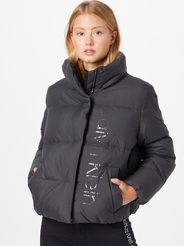 Calvin Klein Winter Jacket in Black: front