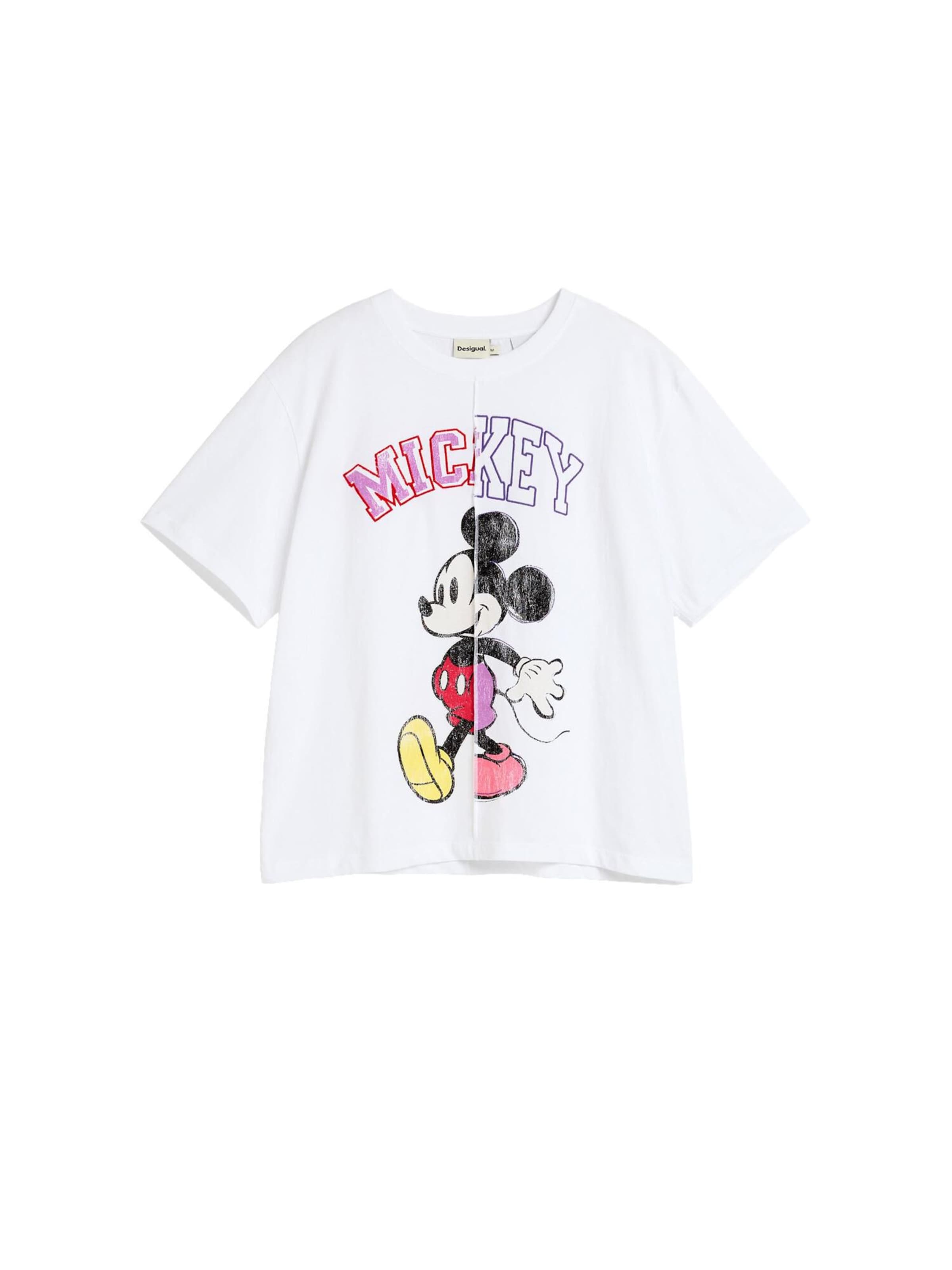 Desigual Shirt 'Mickey' in White: front