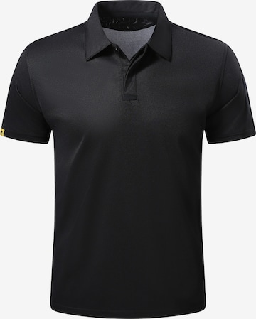 YOUTHUP Performance Shirt 'Gradschnitt' in Black: front