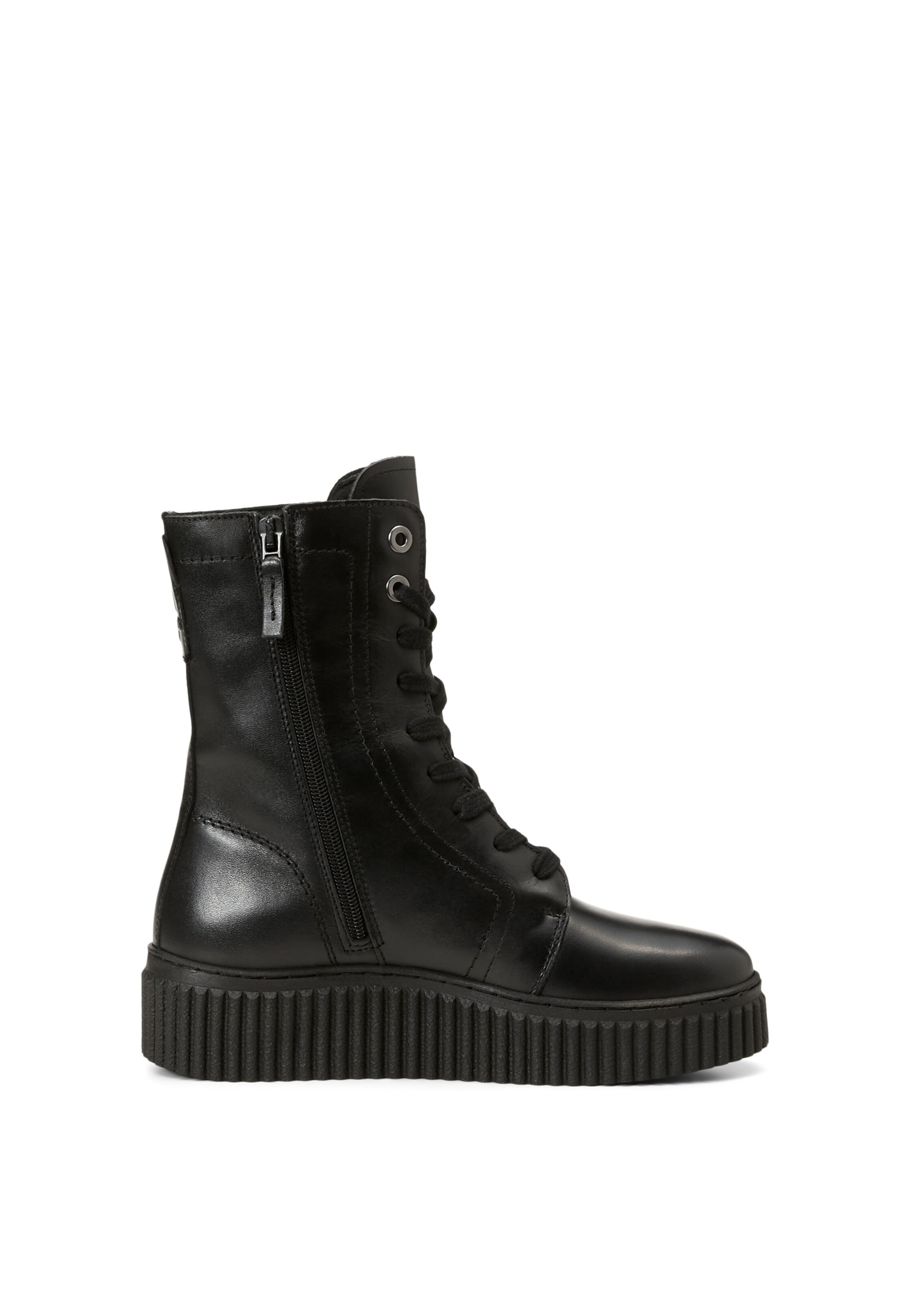 Marc O'Polo Schnürstiefelette 'Bianca' in Schwarz: Seite