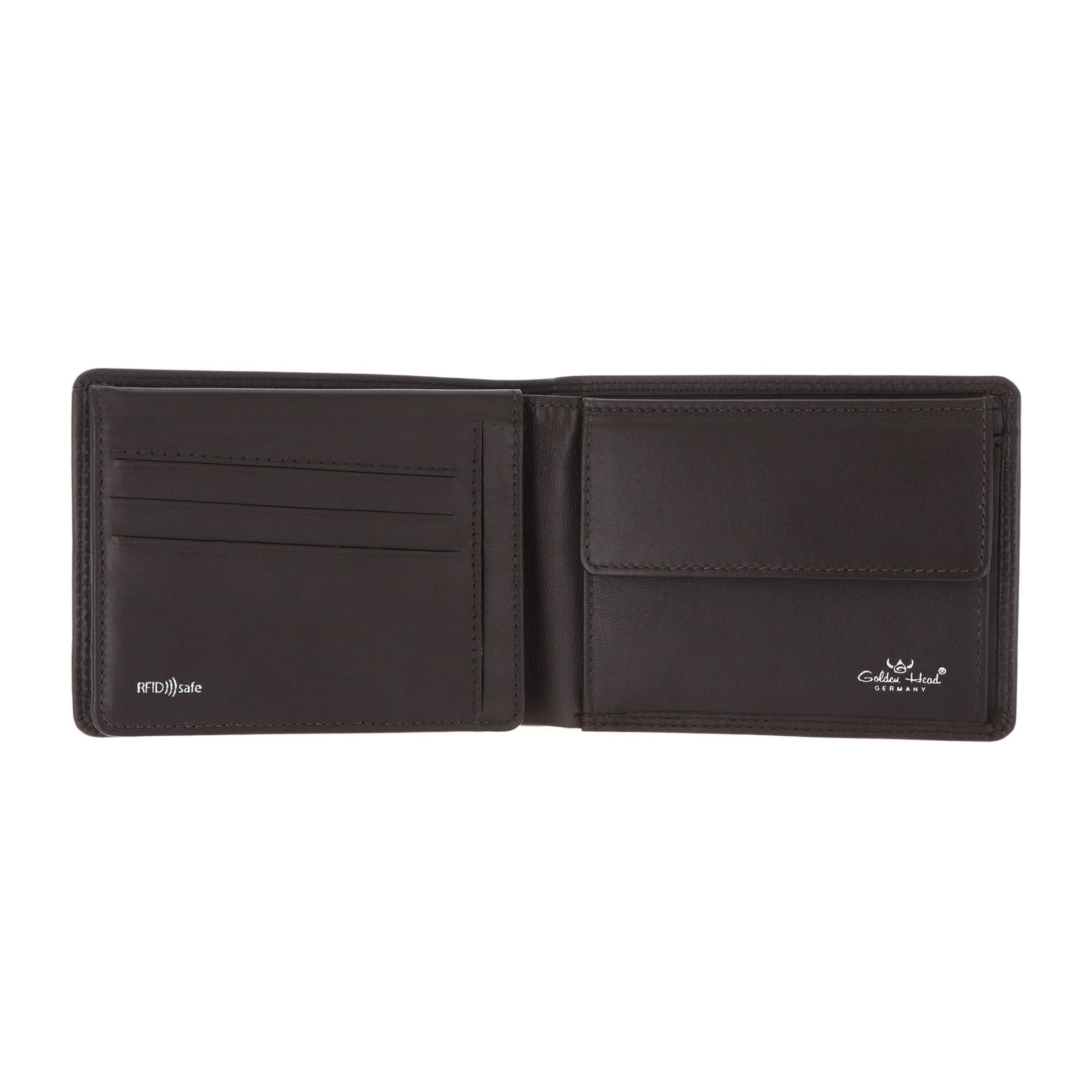 Porte-monnaies 'Polo' GOLDEN HEAD en marron