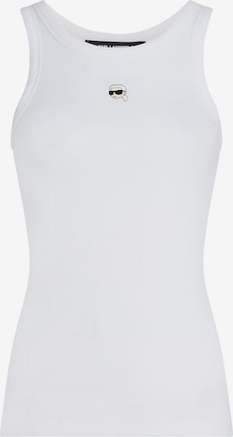 balta Karl Lagerfeld Palaidinė be rankovių: priekis