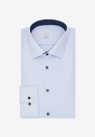 SEIDENSTICKER Slim fit Business Shirt ' Shaped ' in Blue