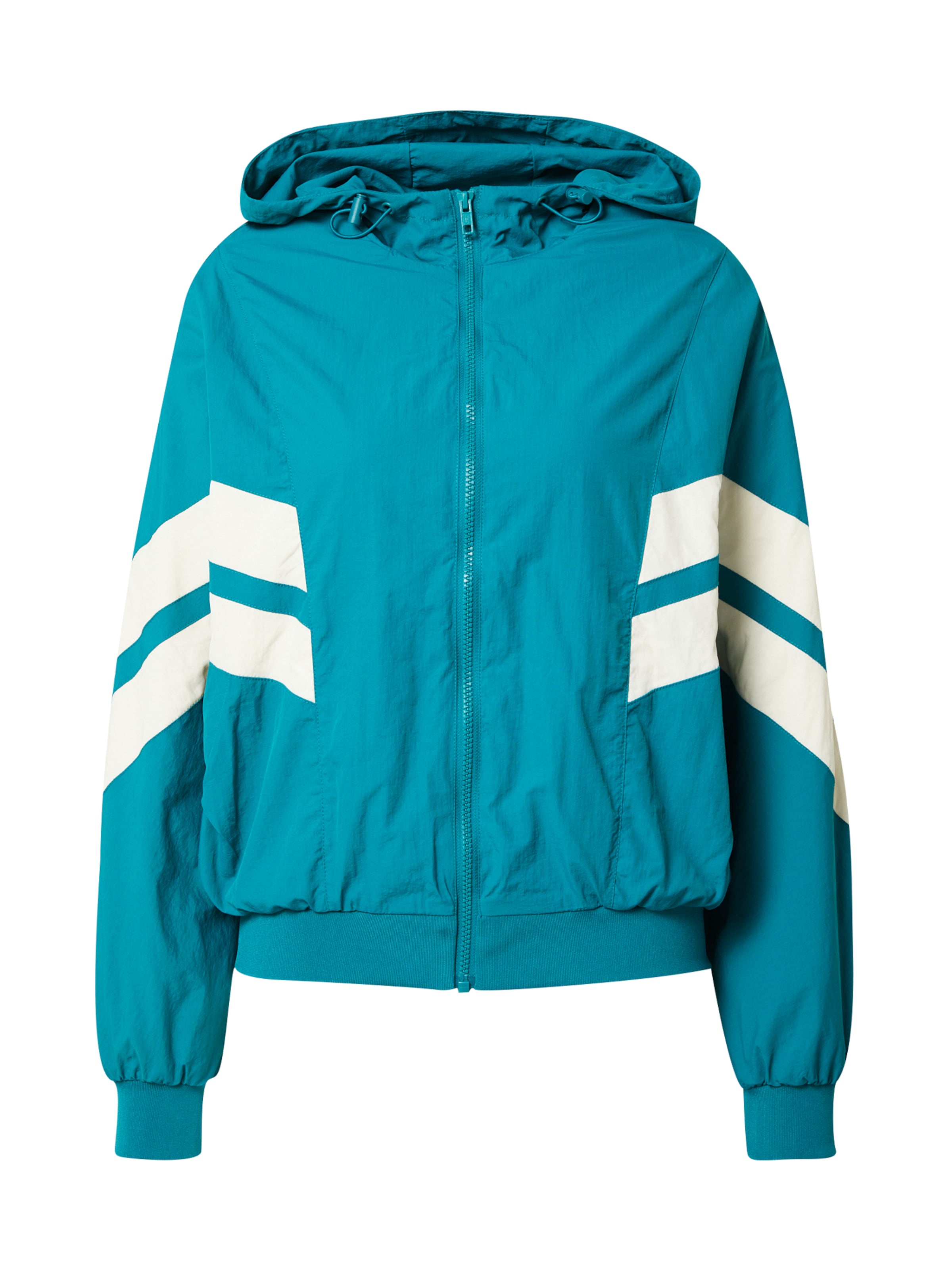 mėlyna Urban Classics Demisezoninė striukė 'Crinkle Batwing': priekis