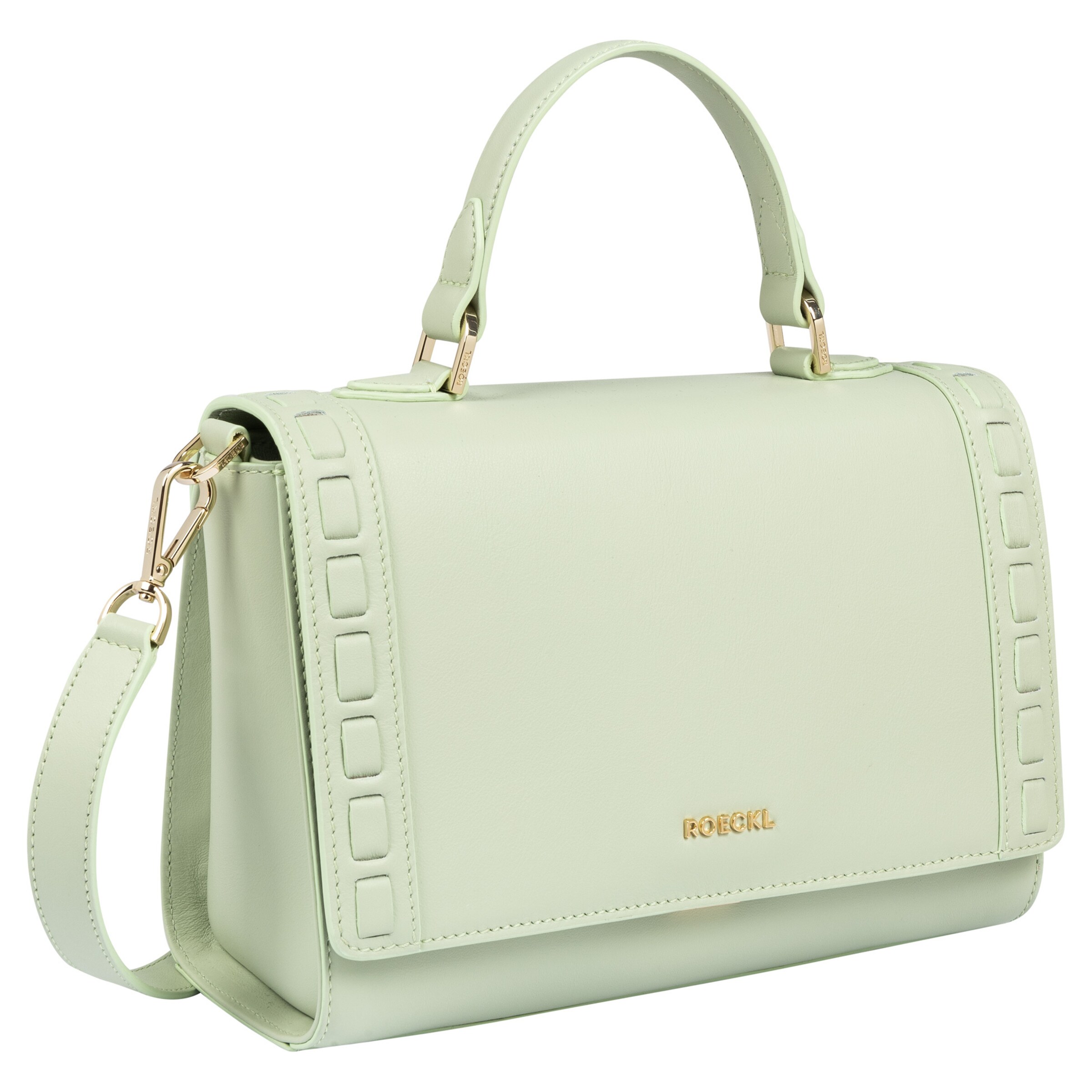 Roeckl Tasche 'OLIVIA SCHULTERTASCHE CRAFTED SMALL' in Grün