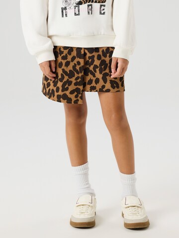 NAME IT - Falda 'NKFBELATE' en marrón: frente