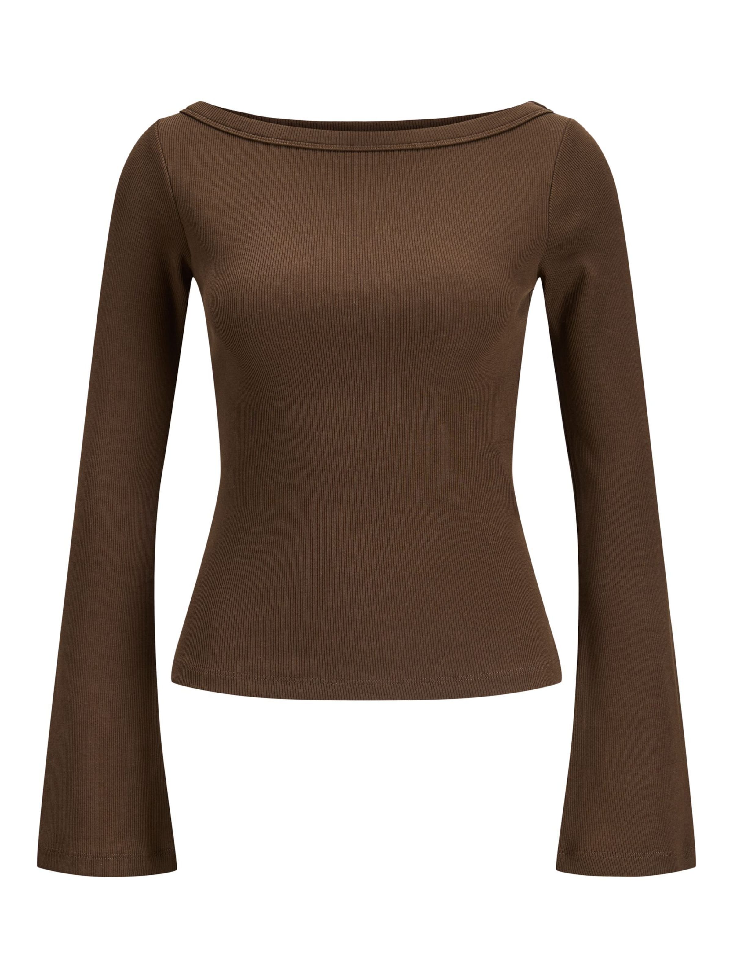 JJXX Top in Bruin: voorkant