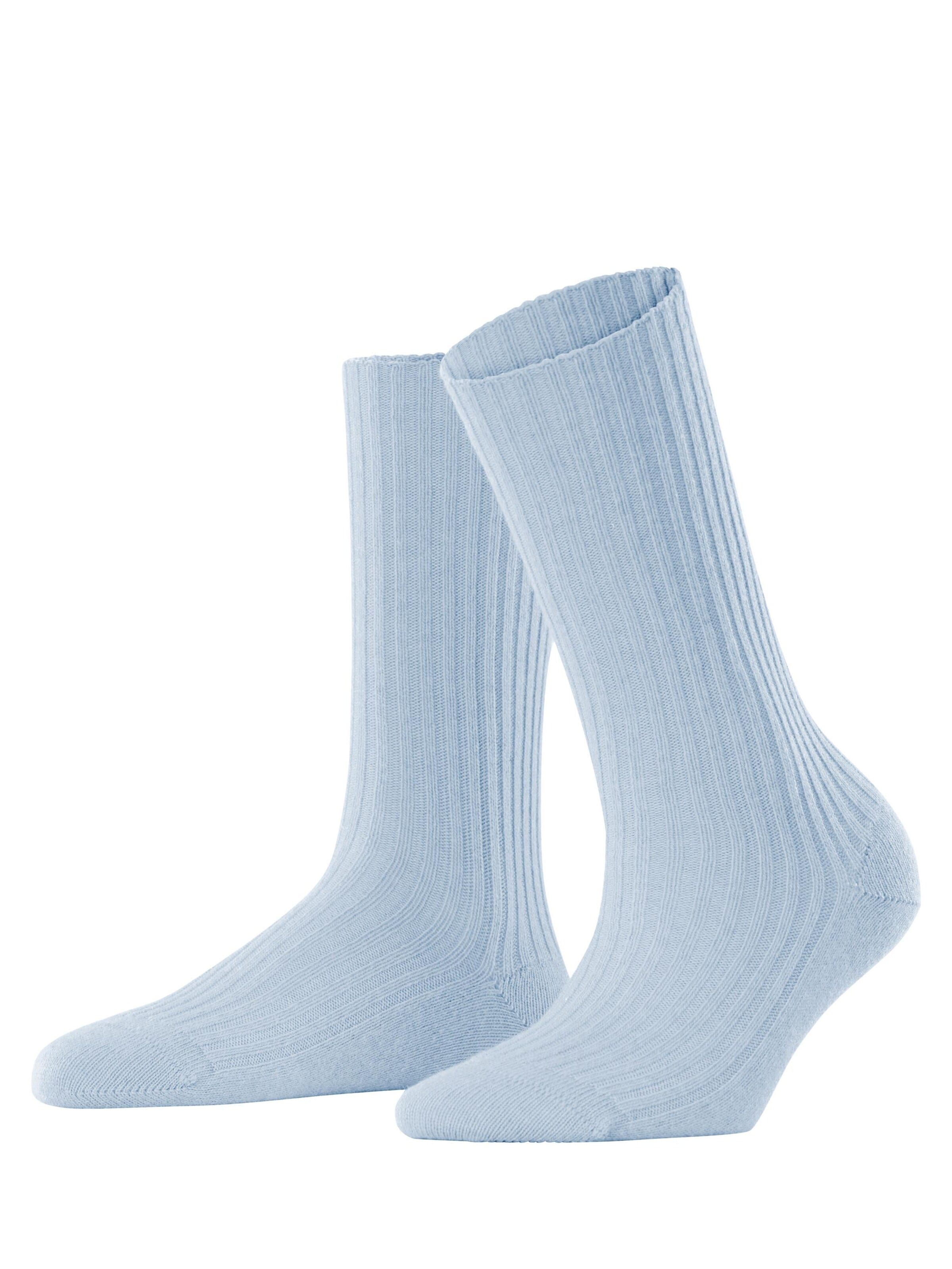 FALKE Socken 'Cosy Wool Boot'‌‌‌‌‌‌‌‌ in Blau: Vorderseite