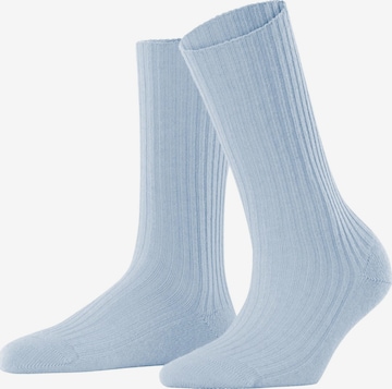 FALKE Socken 'Cosy Wool Boot' in Blau: Vorderseite