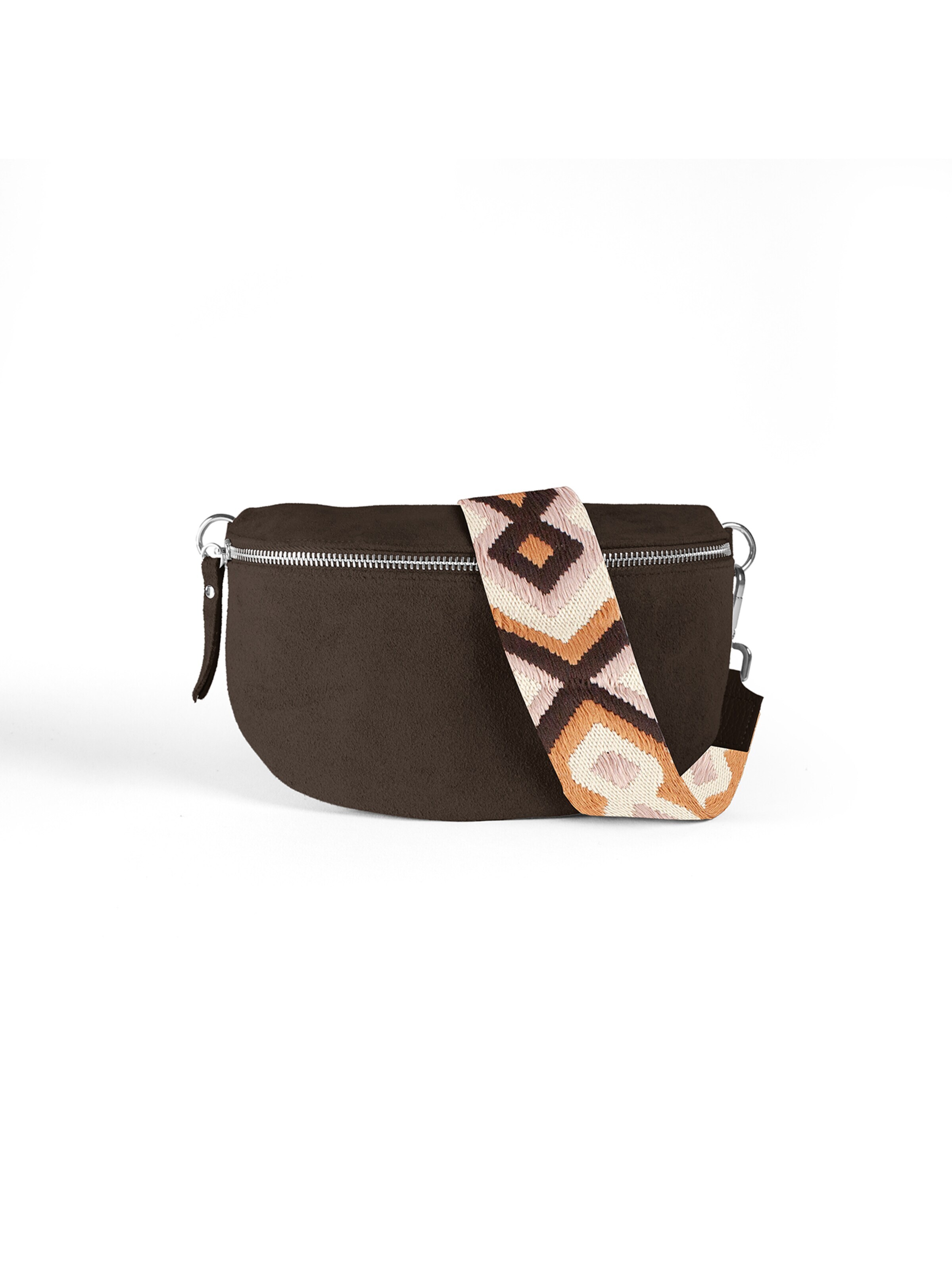 lePelou Gürteltasche 'ONDA medium'‌‌ in Braun: Vorderseite