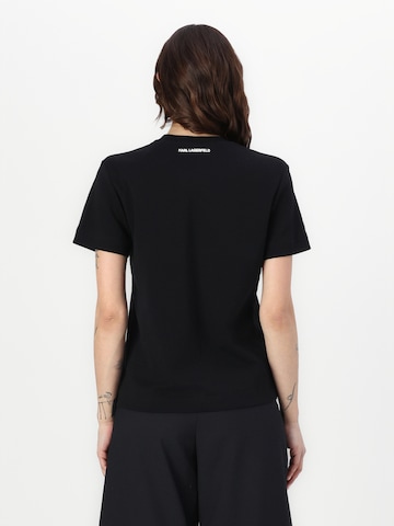 Maglietta 'IKON AQUARELLE K' di Karl Lagerfeld in nero