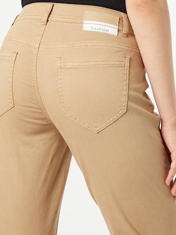 TAIFUN Slimfit Jeans in Beige