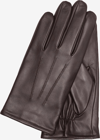 KESSLER Full Finger Gloves 'Liam' in Brown: front